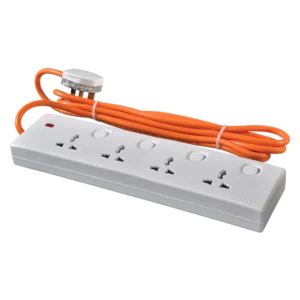 Orange Wire Cord 7m Extension Cord