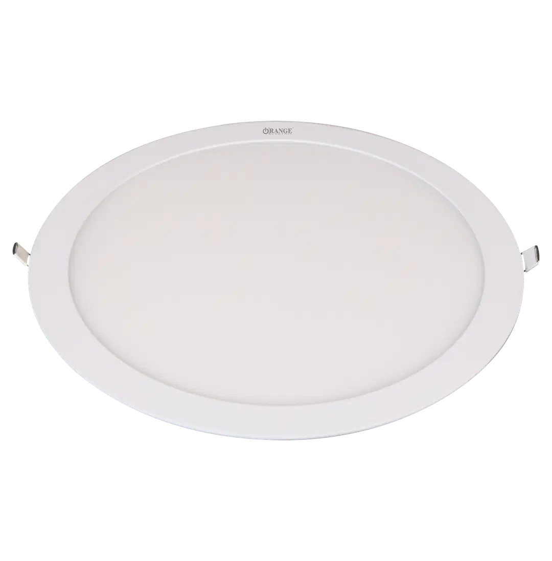 Orange 18W Sunk Panel Light Round