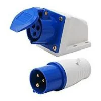 32A 3 Pin Wall Industrial Plug