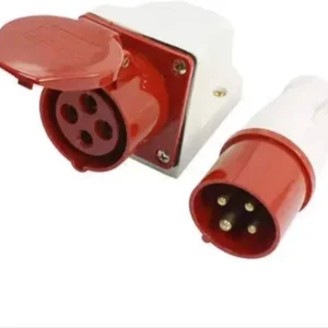 16A 4 Pin Wall Industrial Plug
