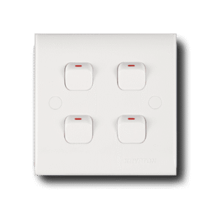 4 gang 1 way Switch Krypton