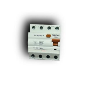 Orange 4 Pole RCCB 40A - 63A 300mA