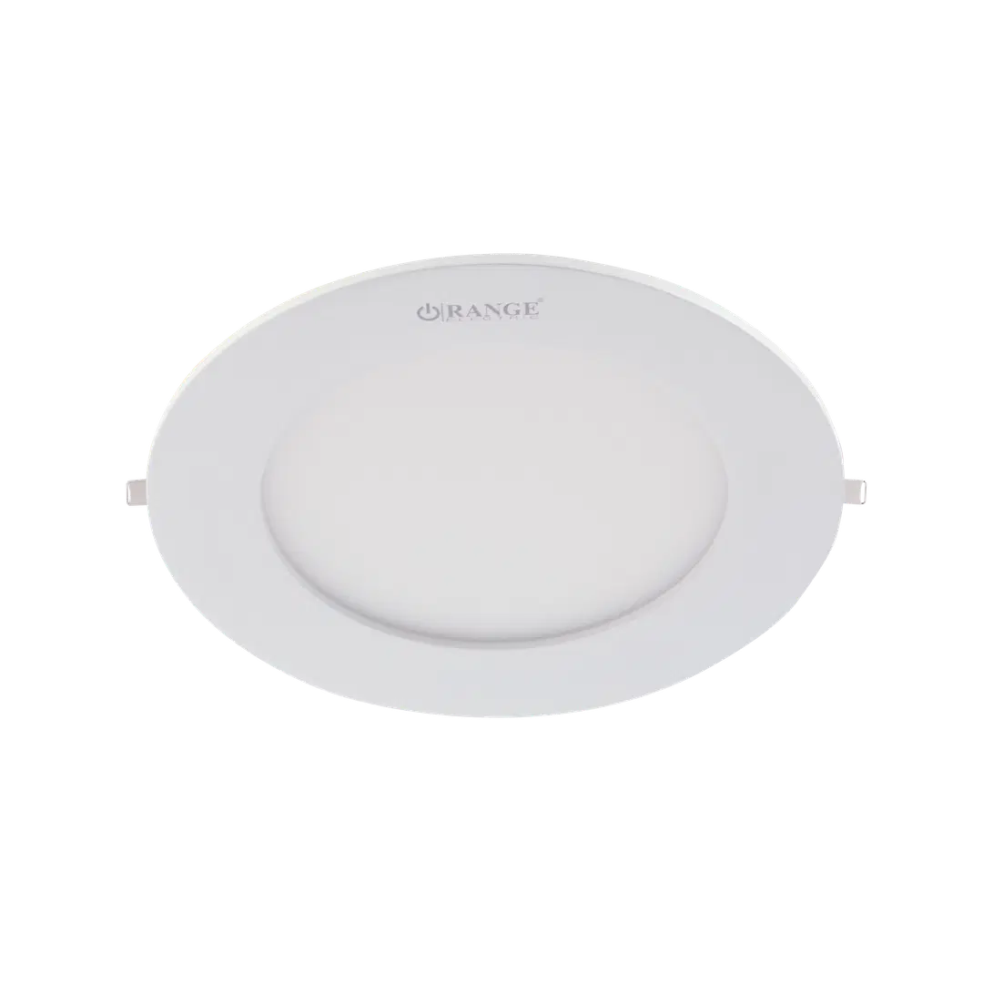 Orange 6W Sunk Panel Light Round