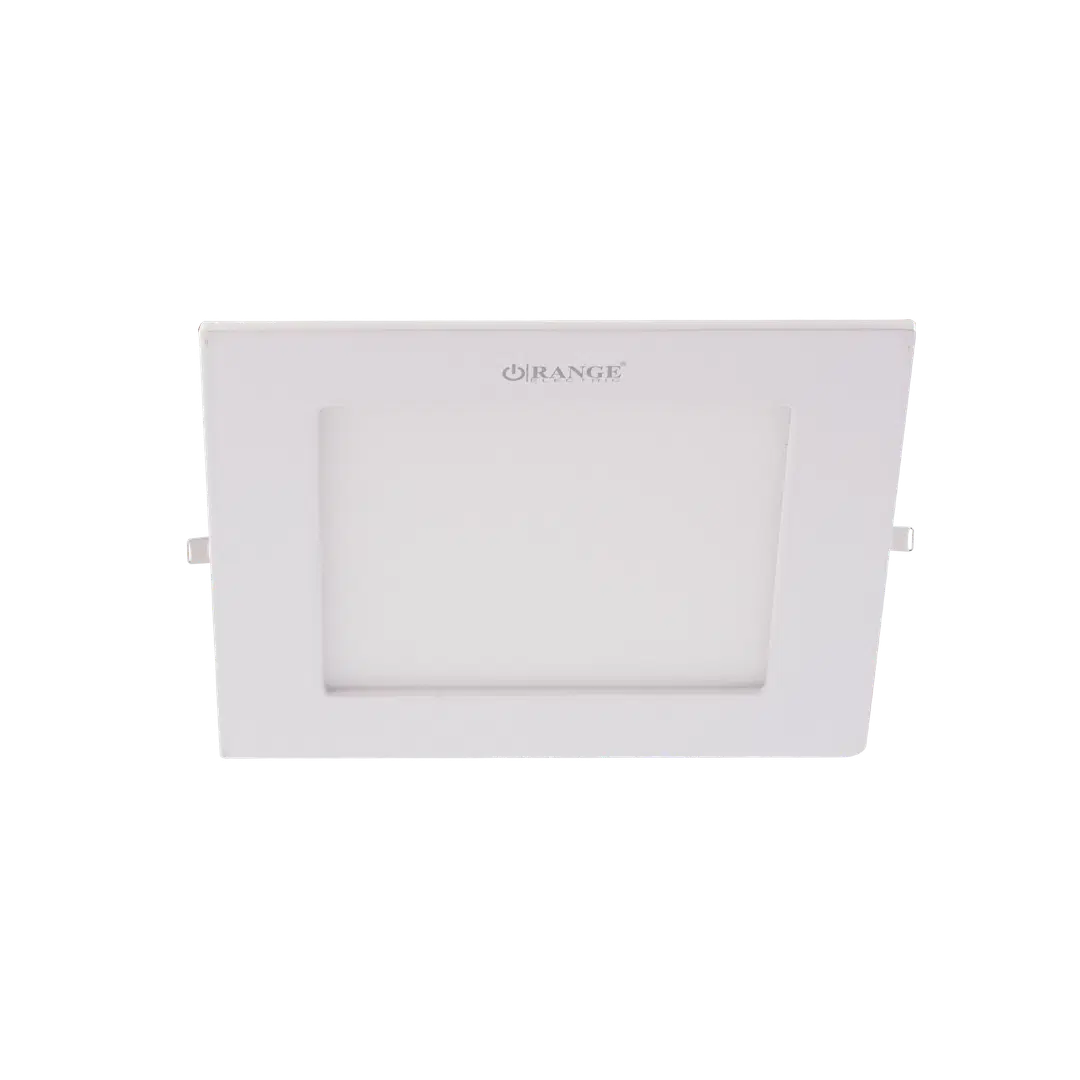 Orange 6W Sunk Panel Light Square