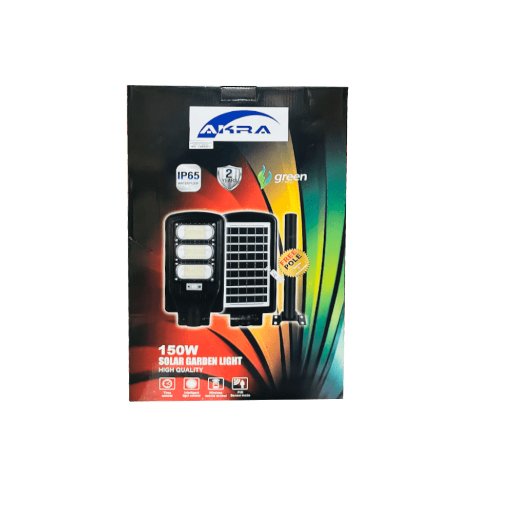 150W Solar Street Light Akra Garden Light
