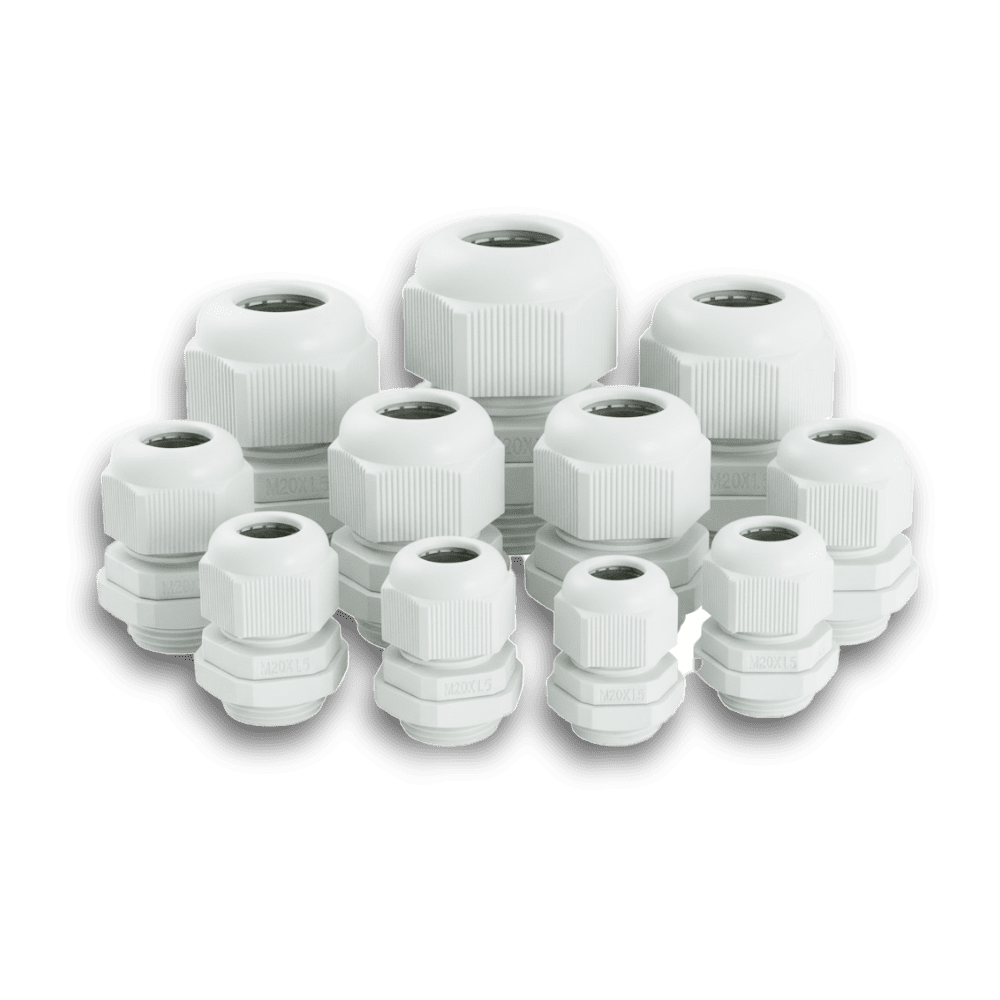 PG 42 Cable Gland - White Colour