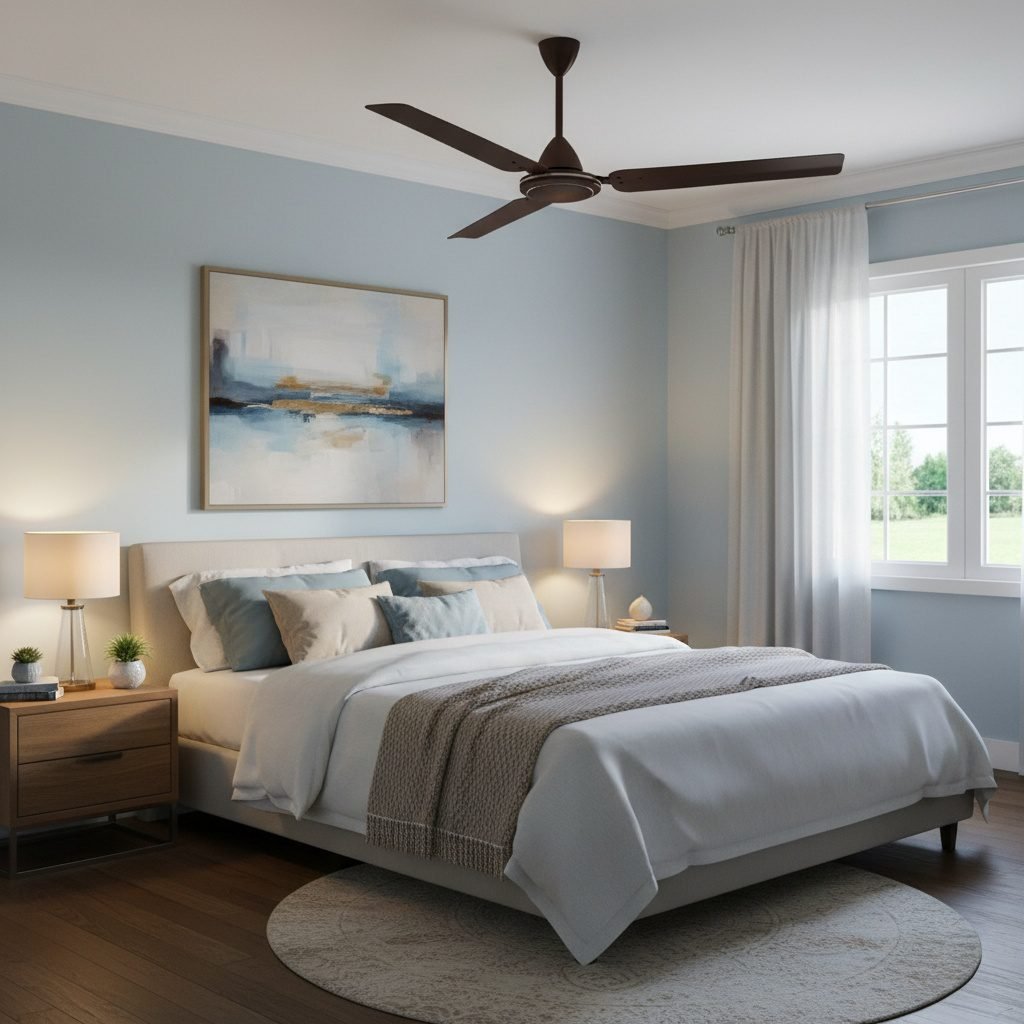 Kelani Ceiling Fan - Brown Colour