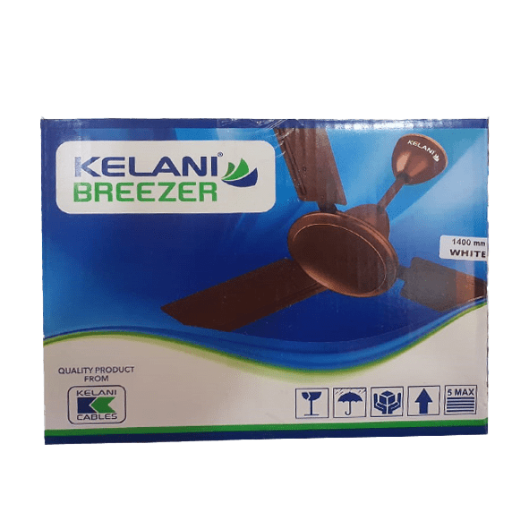 Kelani Ceiling Fan - Brown Colour
