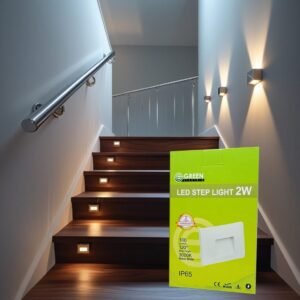 Green 2W Step Light