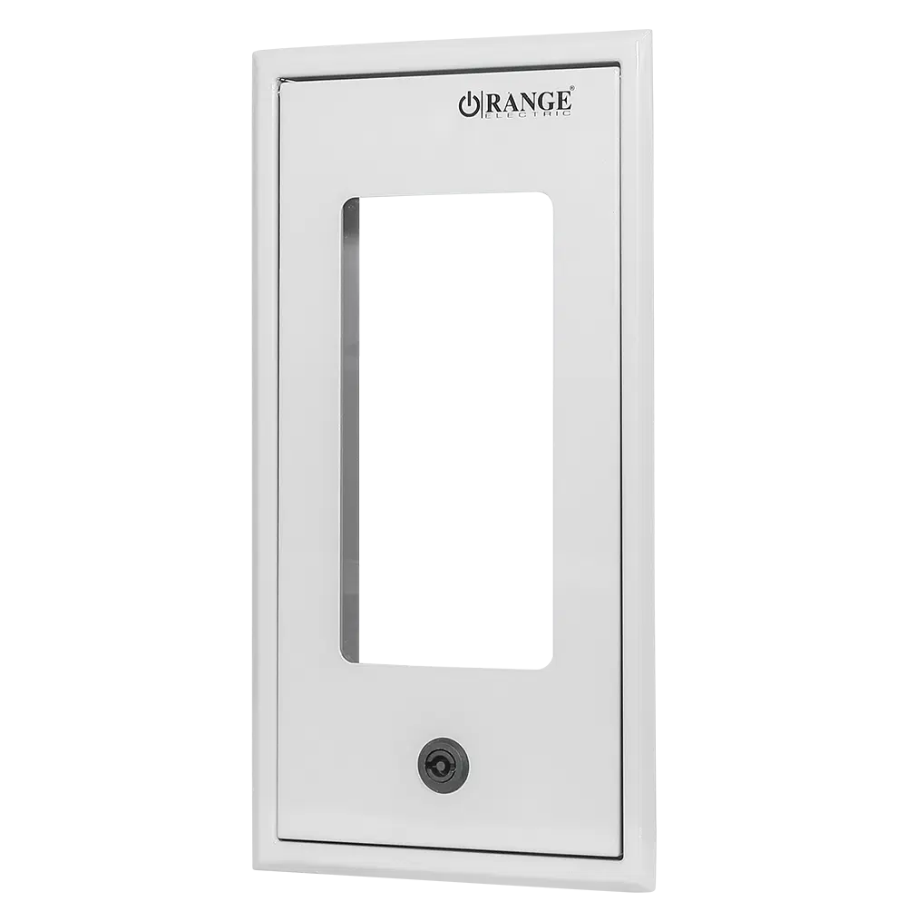 Orange Water Meter Box